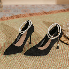 Point Toe High Heel Pumps OutfitFlow