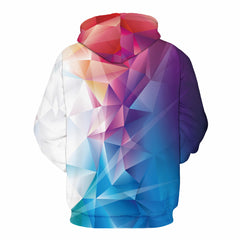 Outfit Flow - Full Size Geometric Drawstring Hoodie with Pockets