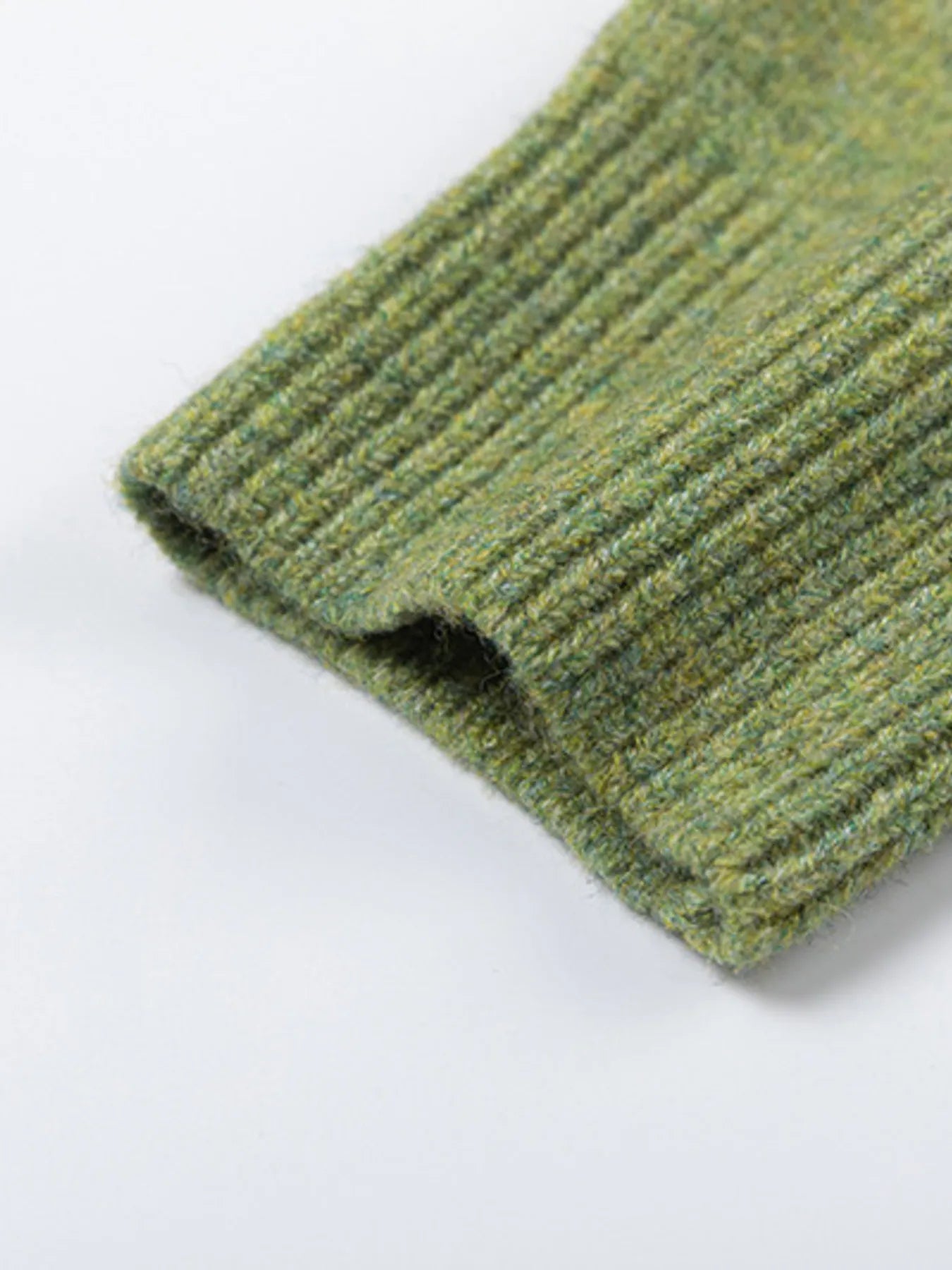 Men's Letter Ribbed Hem Round Neck Sweater OutfitFlow