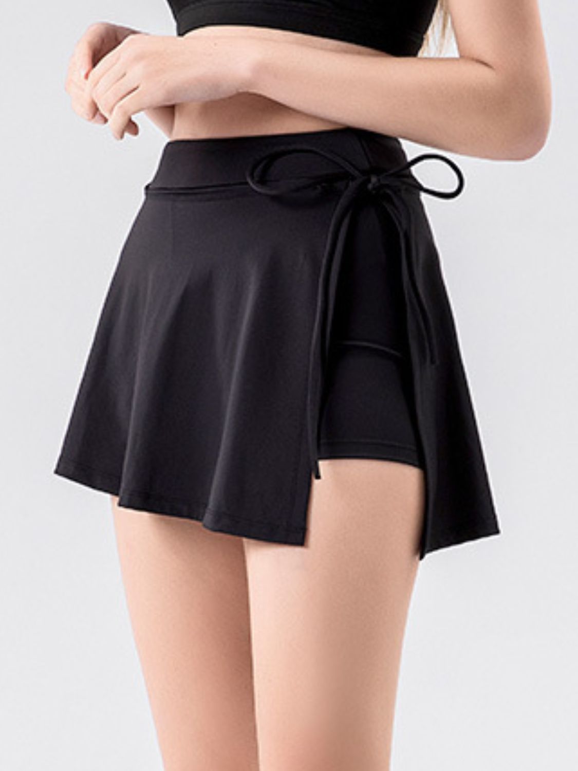 High Waist Active Skirt with Pockets