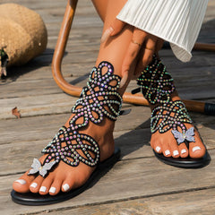 Toe Post Flats Sandals OutfitFlow