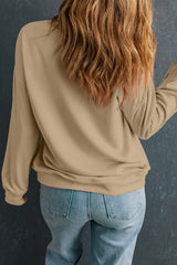 Outfit Flow - Plus Size Round Neck Long Sleeve Sweatshirt