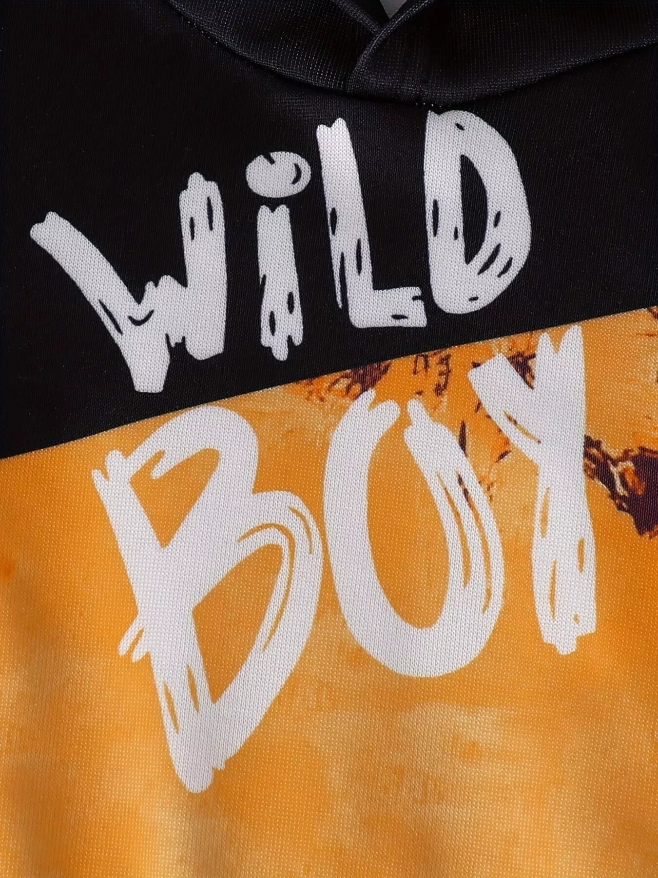 Children's Wild Boy Hoodie and Pants Set Trendsi