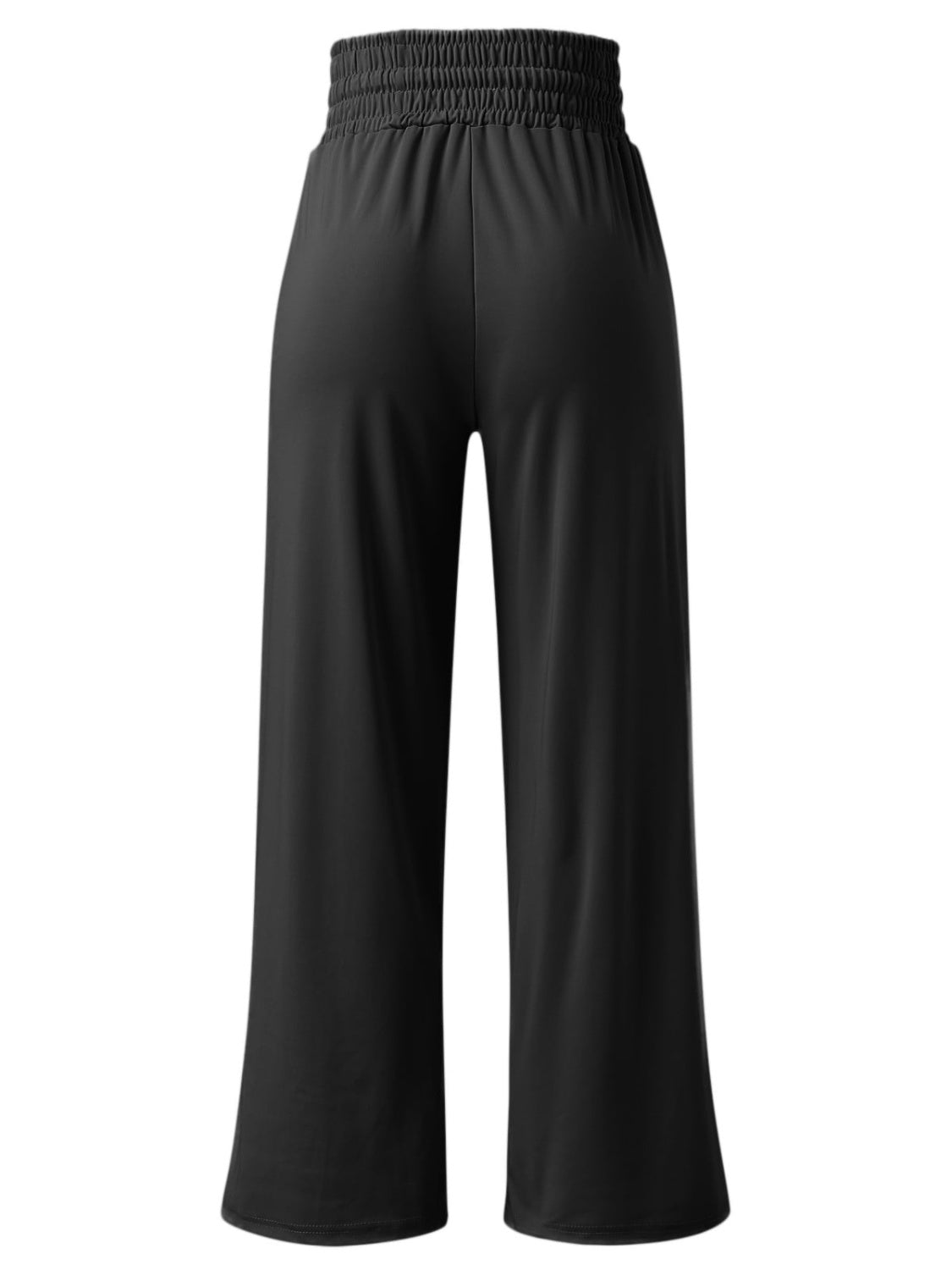 Outfit Flow - Full Size Drawstring High Waist Wide Leg Pants