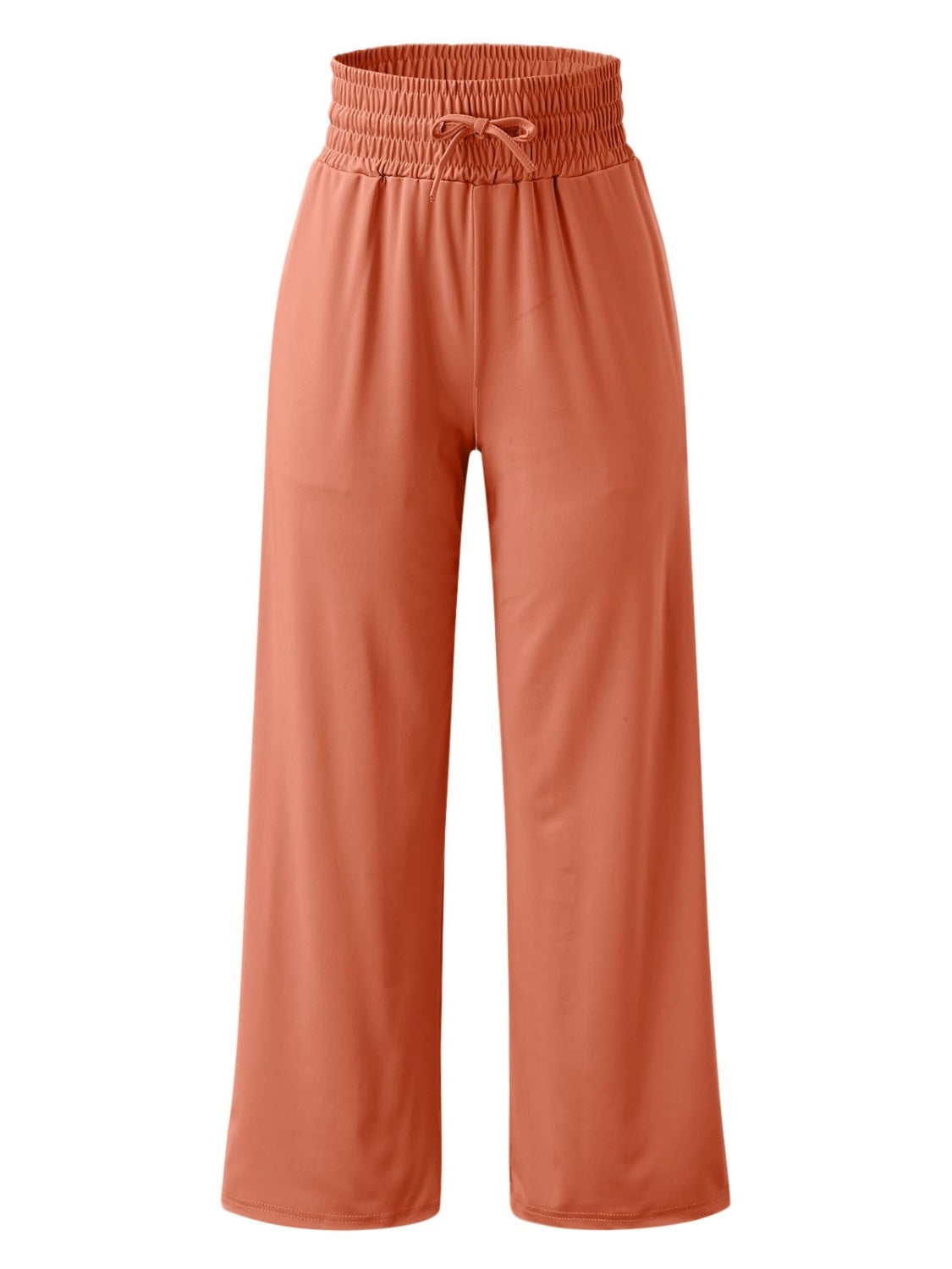 Outfit Flow - Full Size Drawstring High Waist Wide Leg Pants