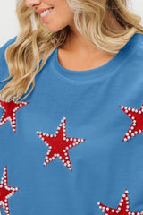 BiBi Fourth Of July Terry T-Shirt OutfitFlow