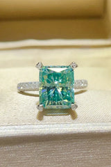 5 Carat Moissanite 925 Sterling Silver Ring OutfitFlow