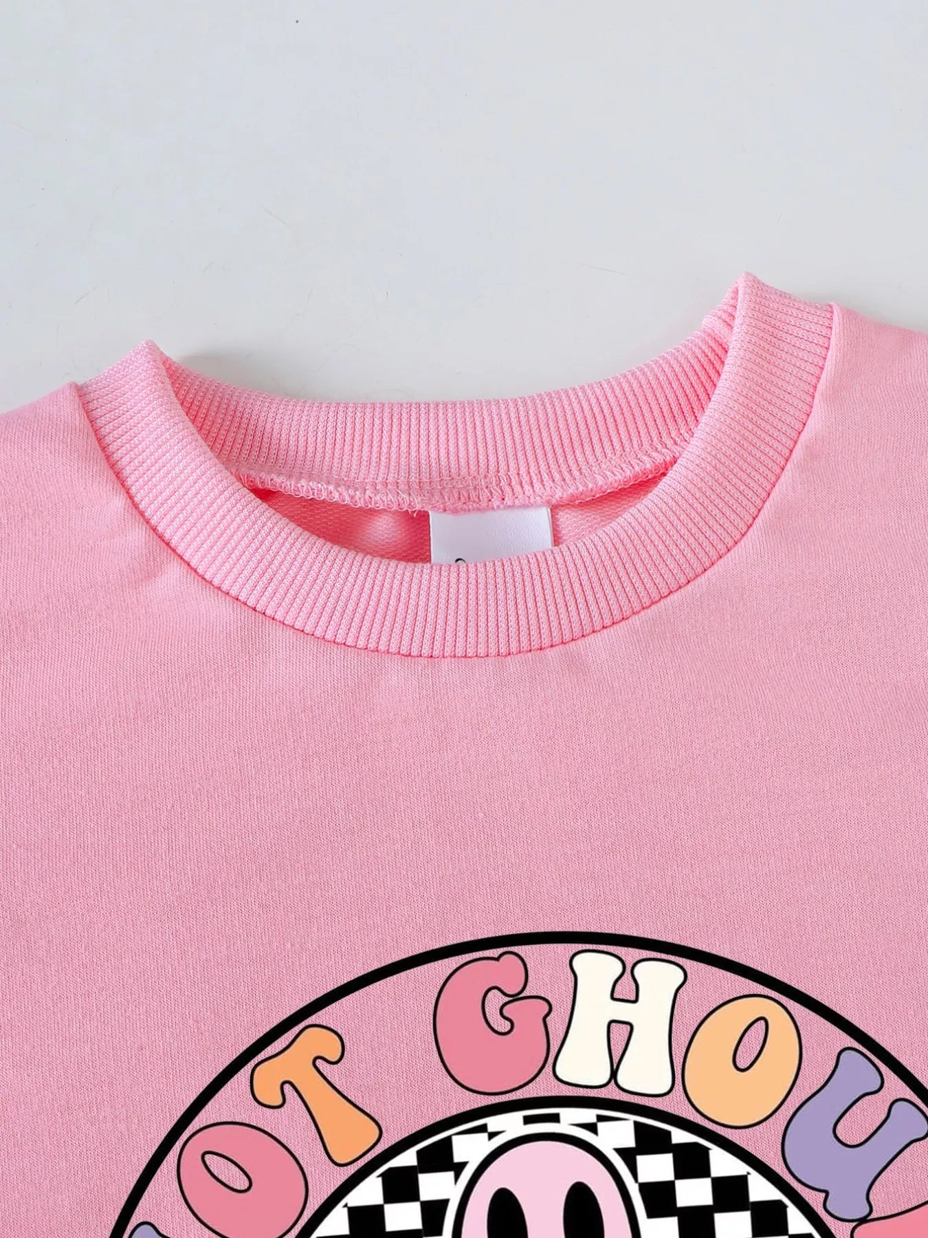 Children's Halloween Graphic Sweatshirt and Flare Pants Set OutfitFlow