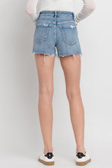 Vervet by Flying Monkey High Rise Denim Shorts