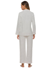 Outfit Flow - Collared Neck Loungewear Set with Pocket