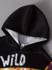 Children's Wild Boy Hoodie and Pants Set Trendsi