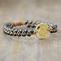 Outfit Flow - Alloy Natural Stone Braided Bracelet