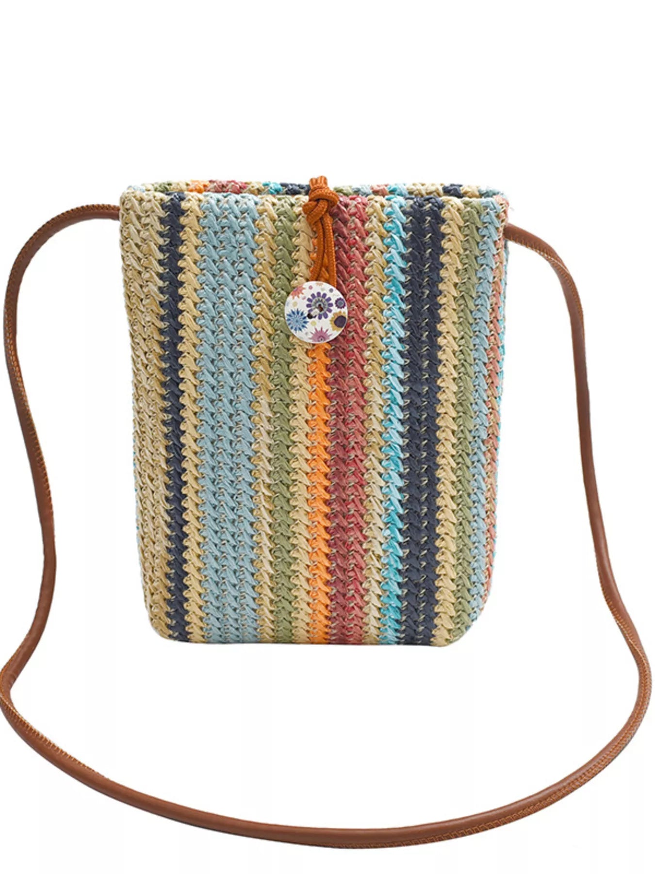 Straw Woven Crossbody Bag OutfitFlow