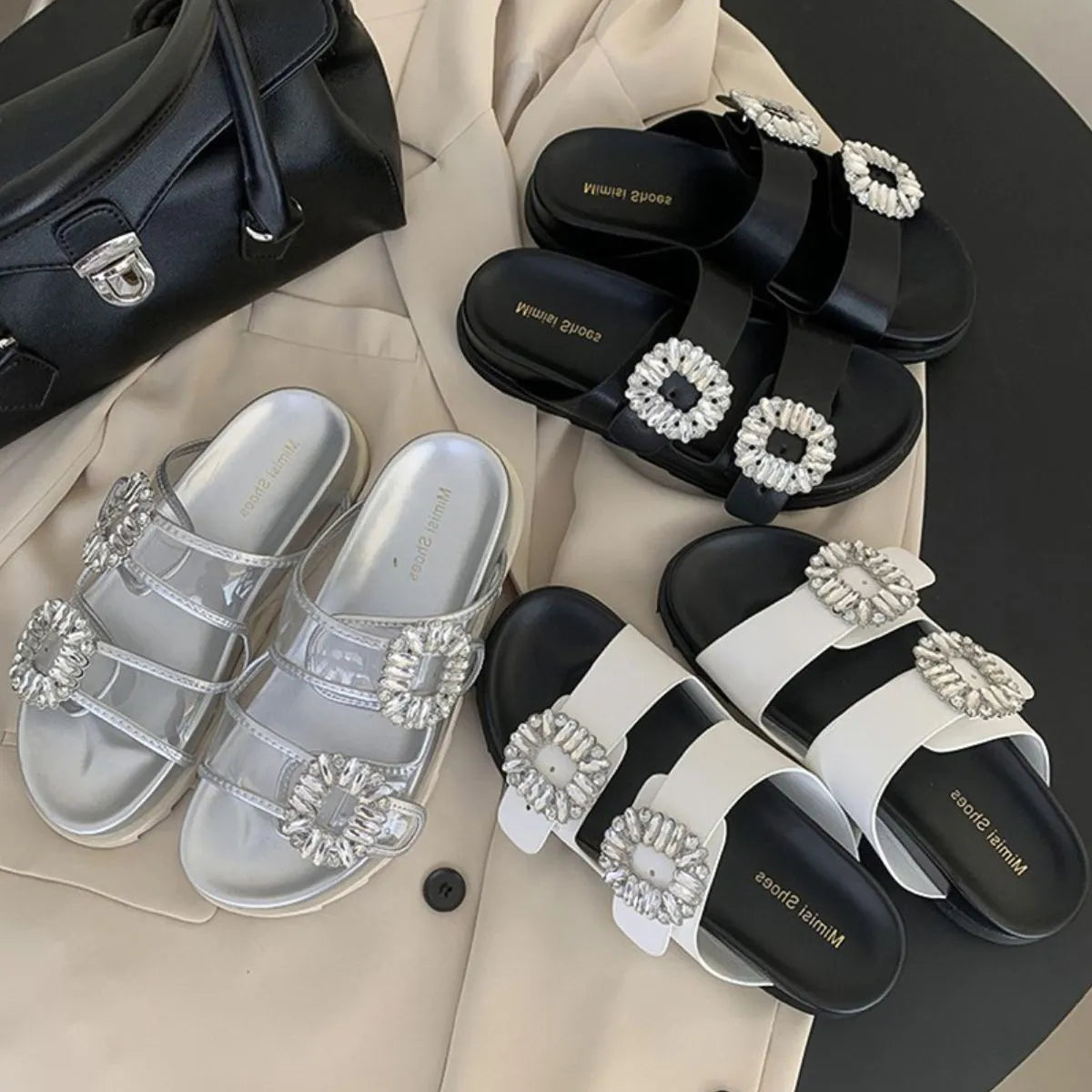 Open Toe Platform Sandals OutfitFlow
