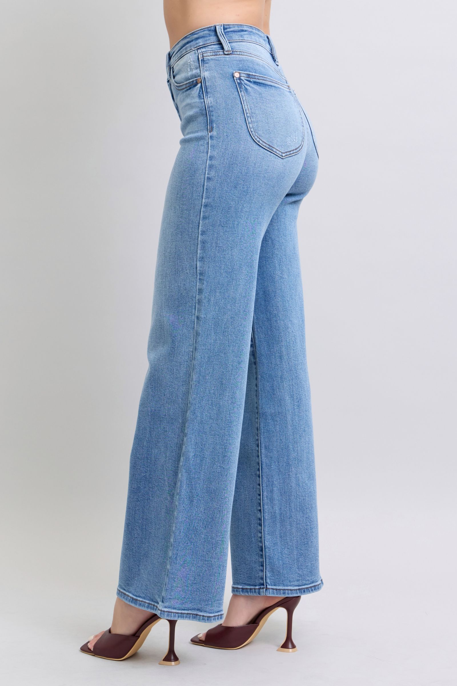 Outfit Flow - Judy Blue Full Size Wide Leg Jeans with Pockets