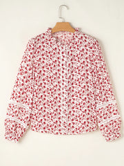 Floral Button Down Long Sleeve Shirt OutfitFlow