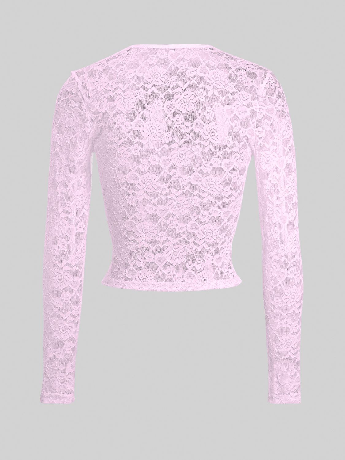 Outfit Flow - Devine Scoop Neck Long Sleeve Lace Top