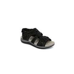 Open Toe Platform Sandals Black OutfitFlow