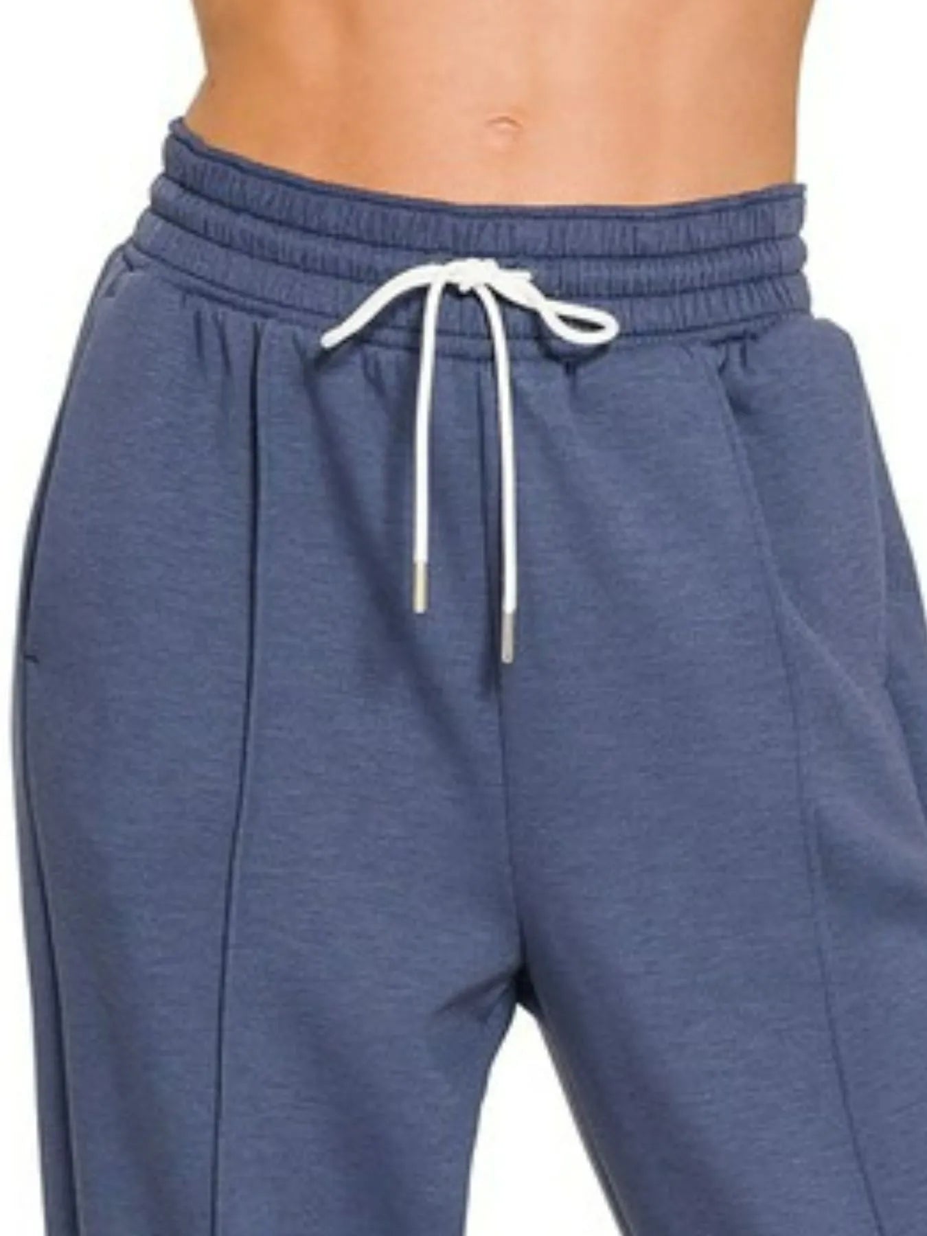 Zenana Drawstring Scuba Sweatpants with Pockets OutfitFlow