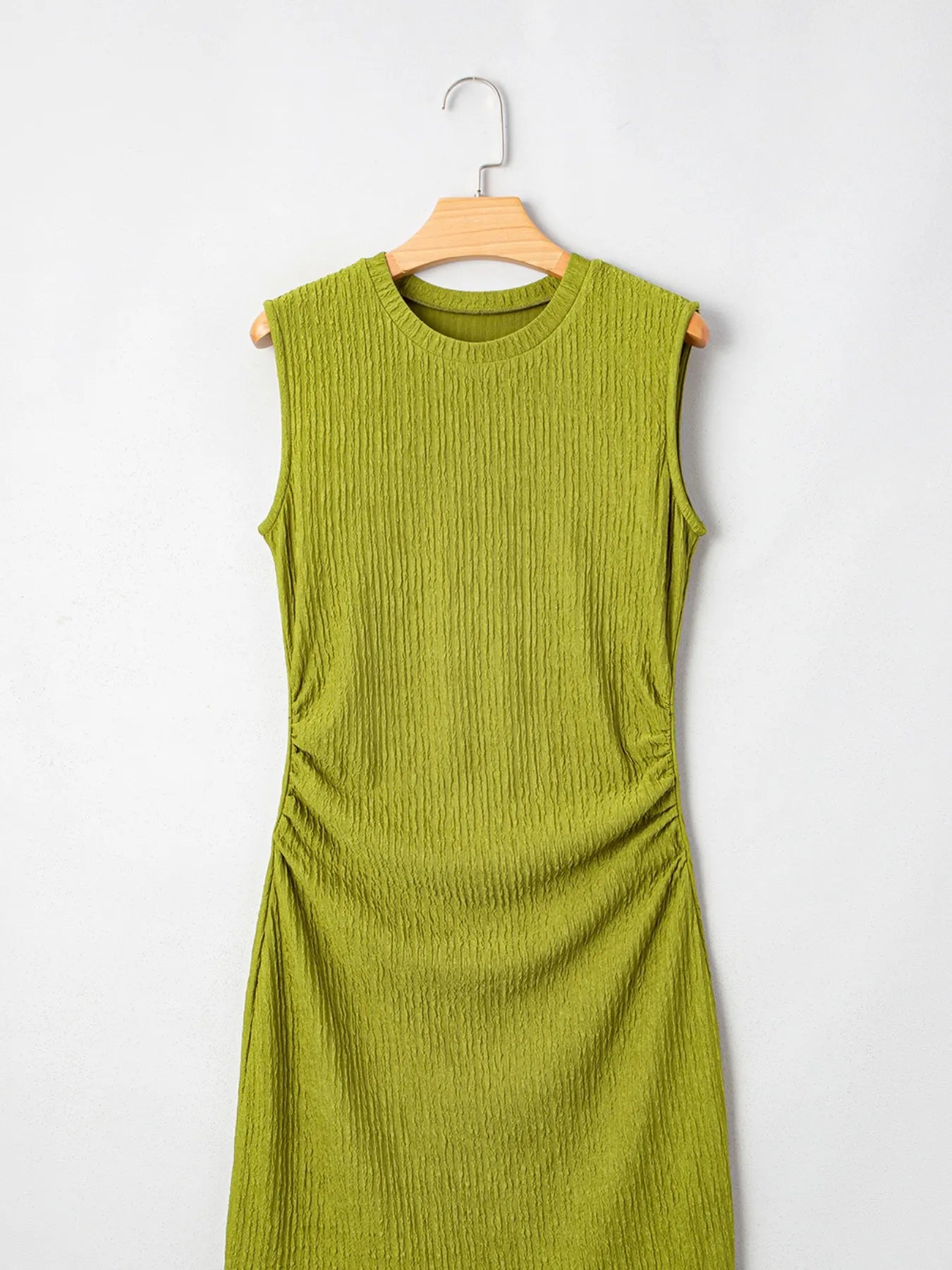 Sleeveless Ribbed Bodycon Dress OutfitFlow