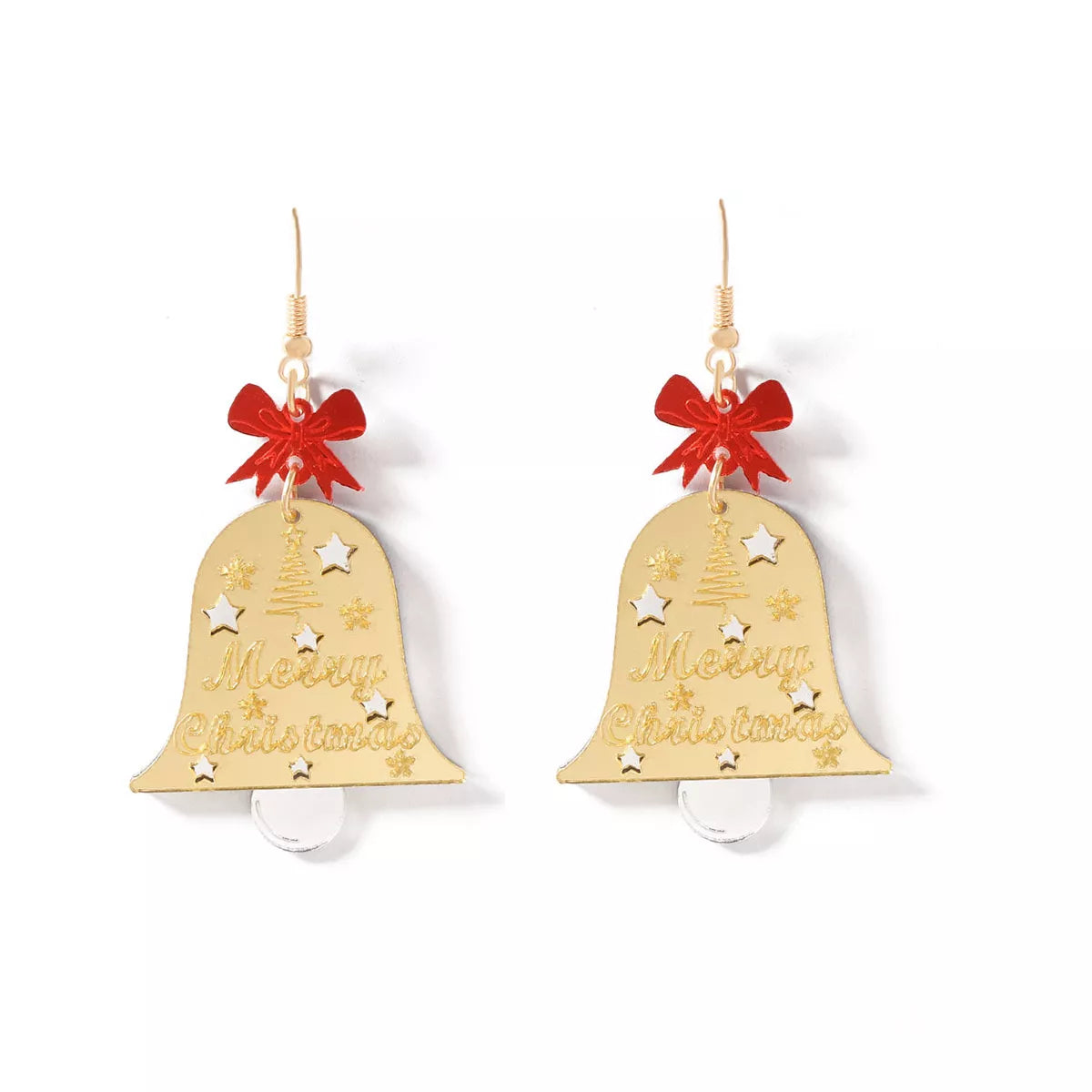 Christmas Bell Dangle Earrings OutfitFlow