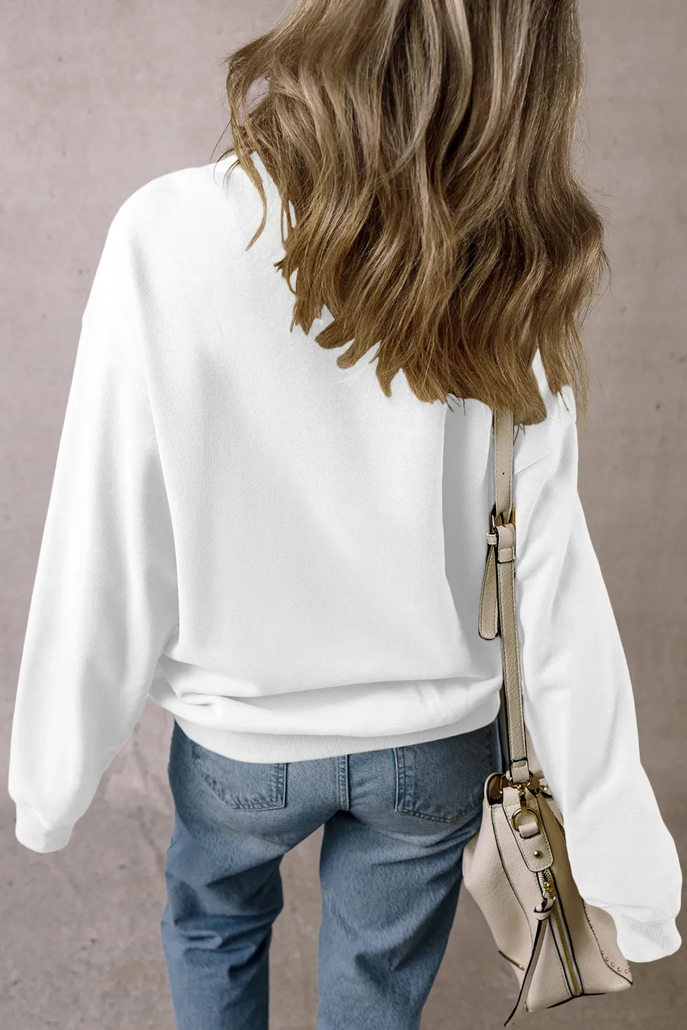 Pumpkin Graphic Long Sleeve Sweatshirt OutfitFlow