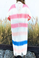 And The Why Multi Gradation Dye Maxi Cardigan Sweater OutfitFlow