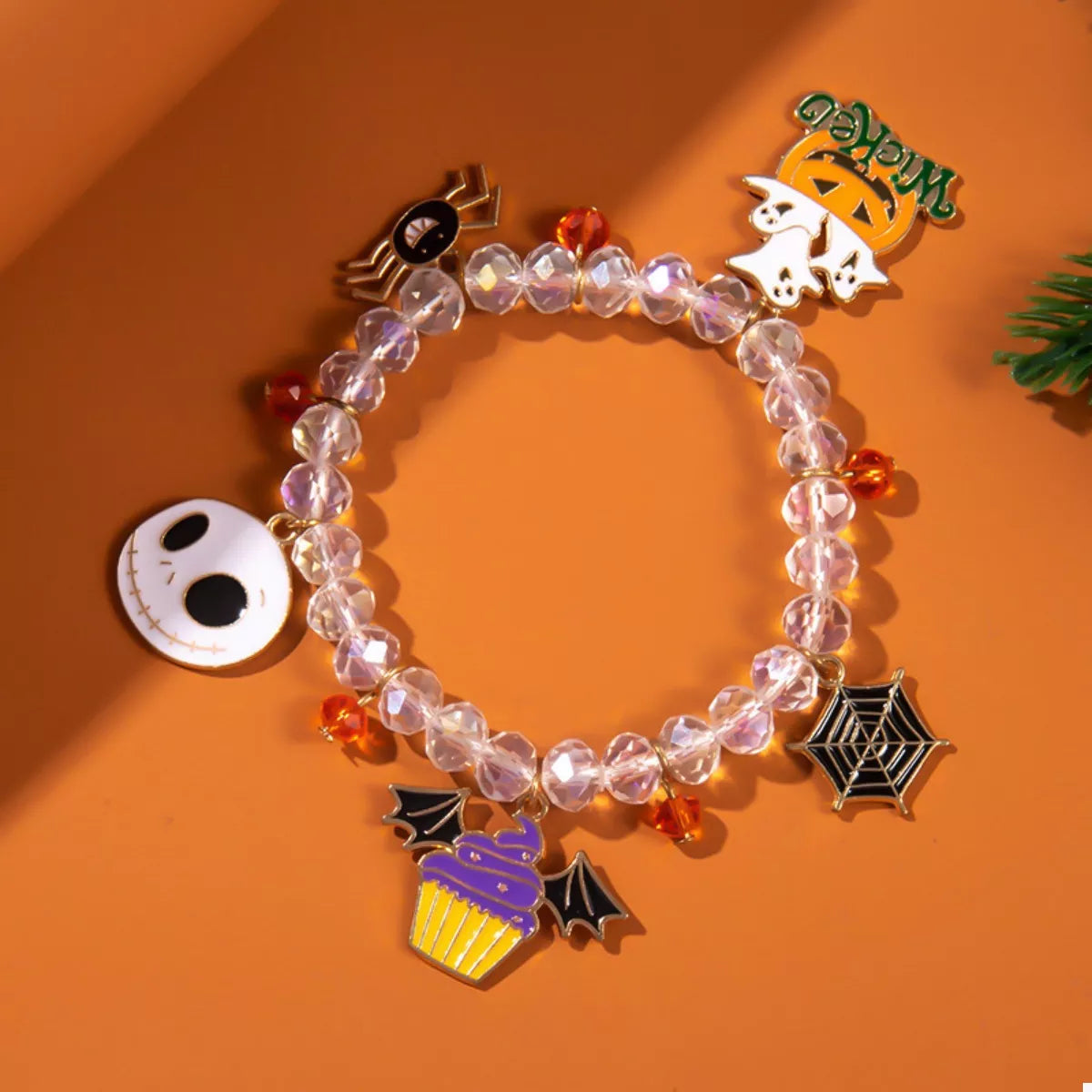 Halloween Beaded Charm Bracelet OutfitFlow