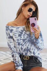 BiBi Tie Dye Print Terry T-Shirt OutfitFlow
