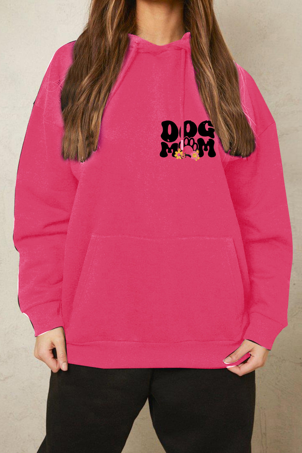 Outfit Flow - Simply Love Simply Love Full Size DOG MOM Graphic Hoodie