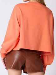 Halloween Candy Sequin Long-Sleeve Sweatshirt OutfitFlow