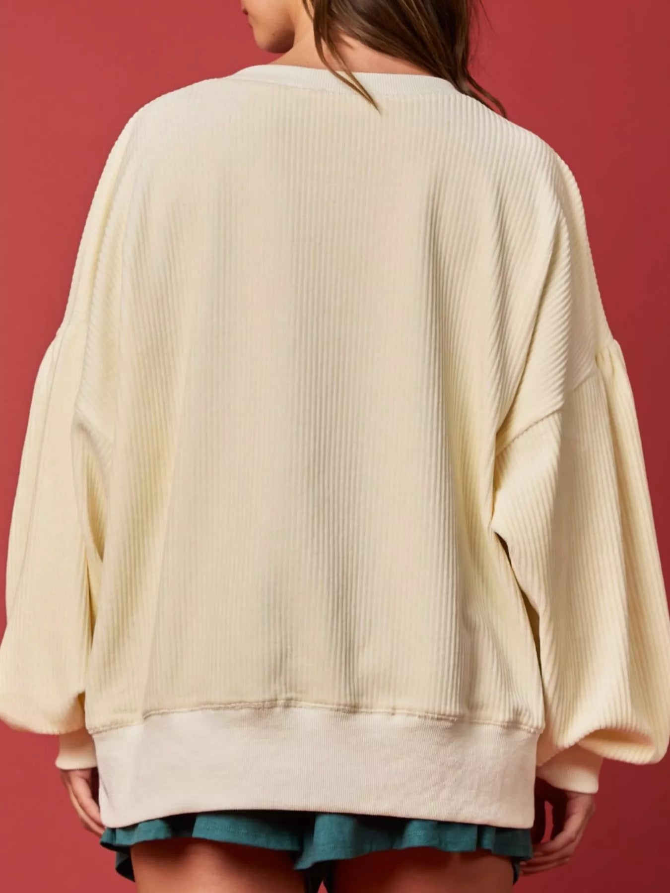 Christmas Sequin Embellished Sweatshirt OutfitFlow