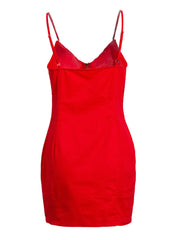 Full Size Zip-Front Bodycon Mini Dress Plus Size OutfitFlow