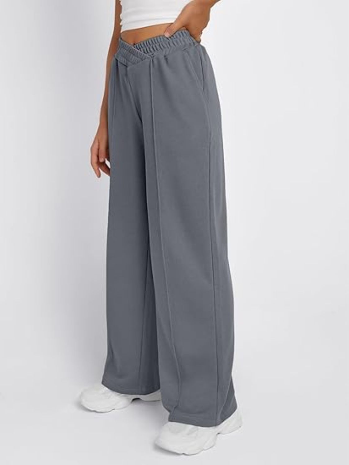 Outfit Flow - Elastic Waist Wide Leg Pants