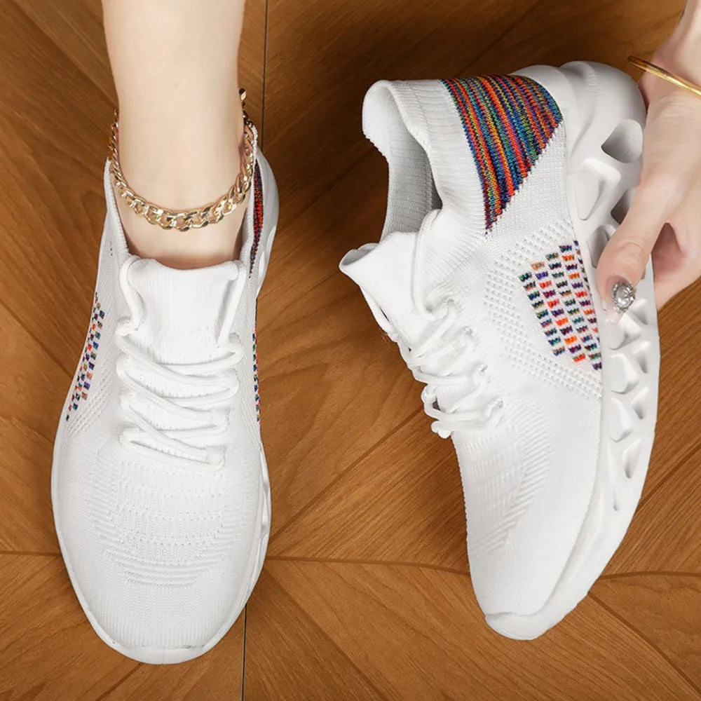 Round Toe Flats Athletic OutfitFlow