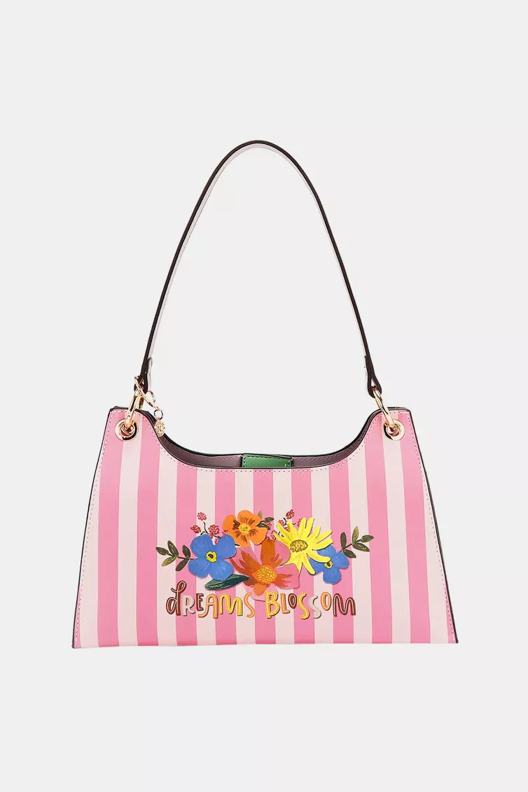 Nicole Lee USA Dreams Blossom Shoulder Bag OutfitFlow