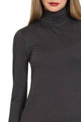 Zenana Premium Microfiber Mock Neck Top OutfitFlow