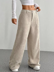 Corduroy Wide Leg Pants OutfitFlow