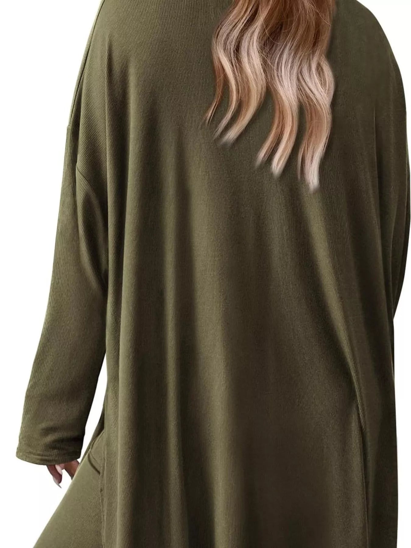 Casual Loose Long Sleeve Top and Wide Leg Pants Set Trendsi