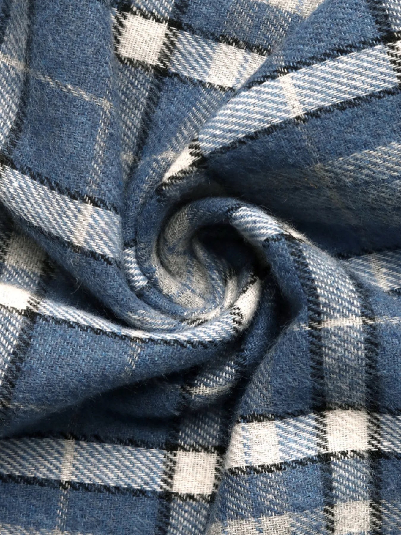 Plaid Button Up Long Sleeve Shirt OutfitFlow