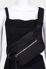 Outfit Flow - Fame Multi Pocket Nylon Crossbody Bag