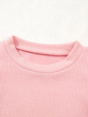 Pearl Embellished Ruffle Sleeve Blouse OutfitFlow