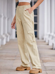 High-Waisted Cargo Jeans OutfitFlow