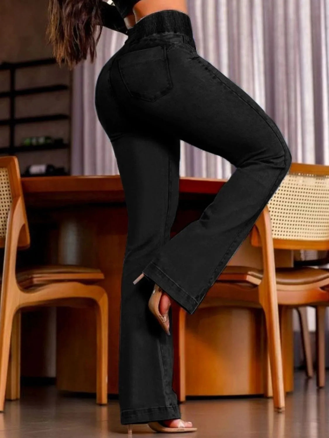 High Rise Bootcut Jeans OutfitFlow