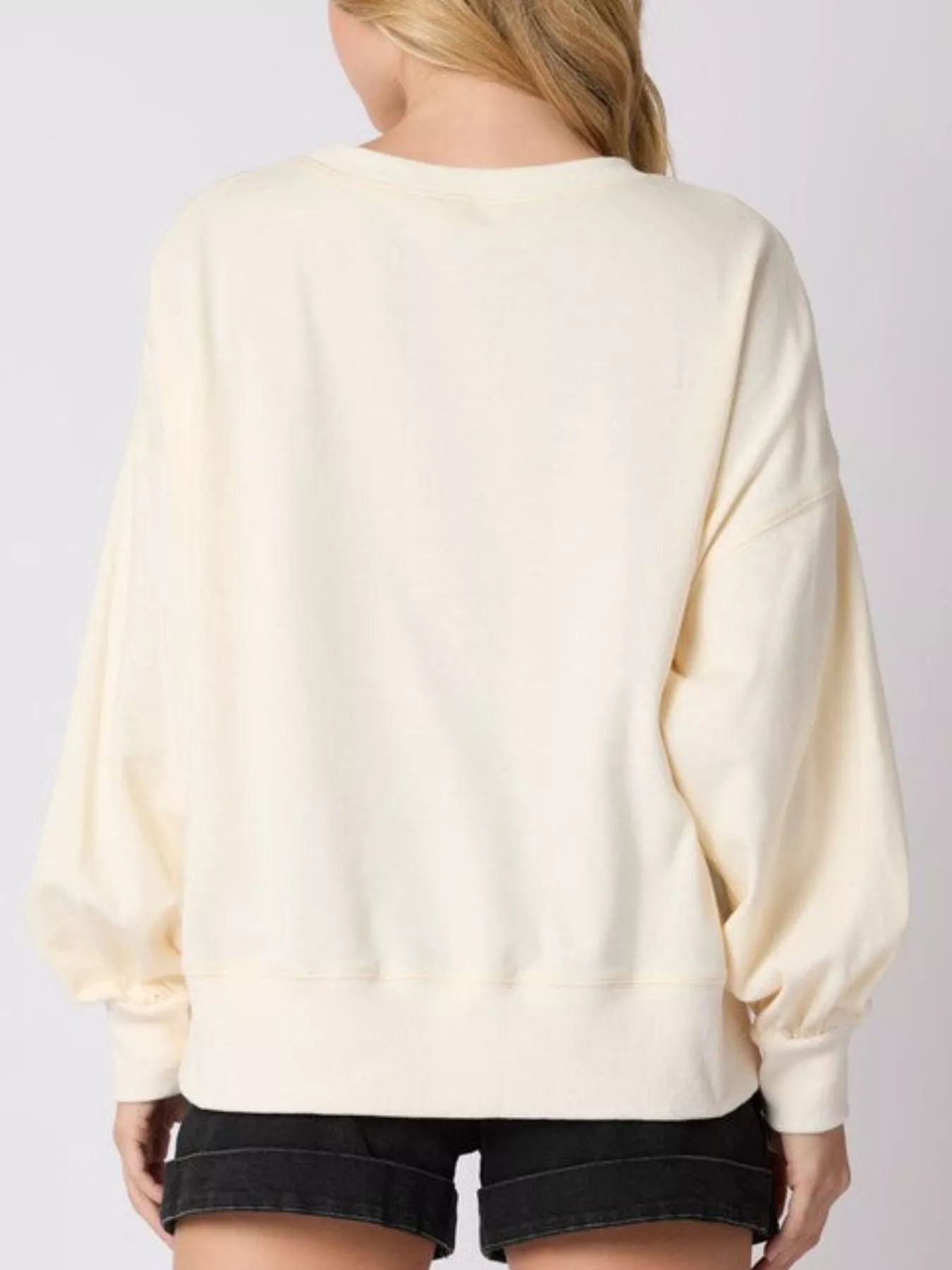Christmas Holiday Sequined Gingerbread Sweatshirt OutfitFlow