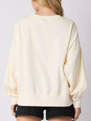 Christmas Holiday Sequined Gingerbread Sweatshirt OutfitFlow