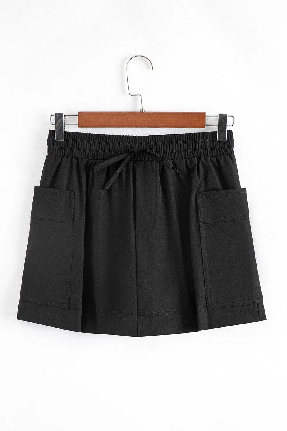 Cargo Pocket Elastic Waist Active Casual Skort OutfitFlow