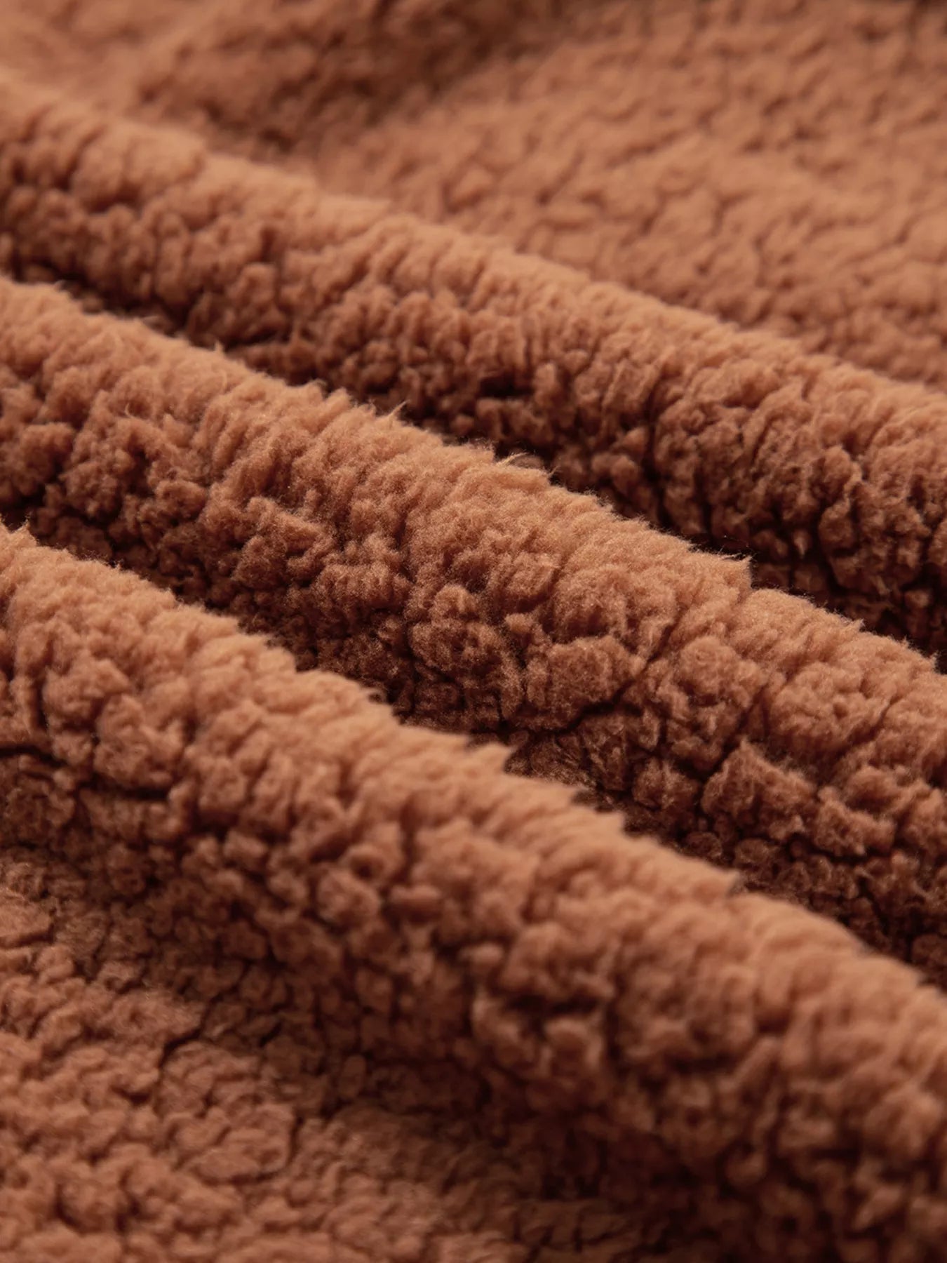 Zip Up Hooded Sherpa Jacket OutfitFlow