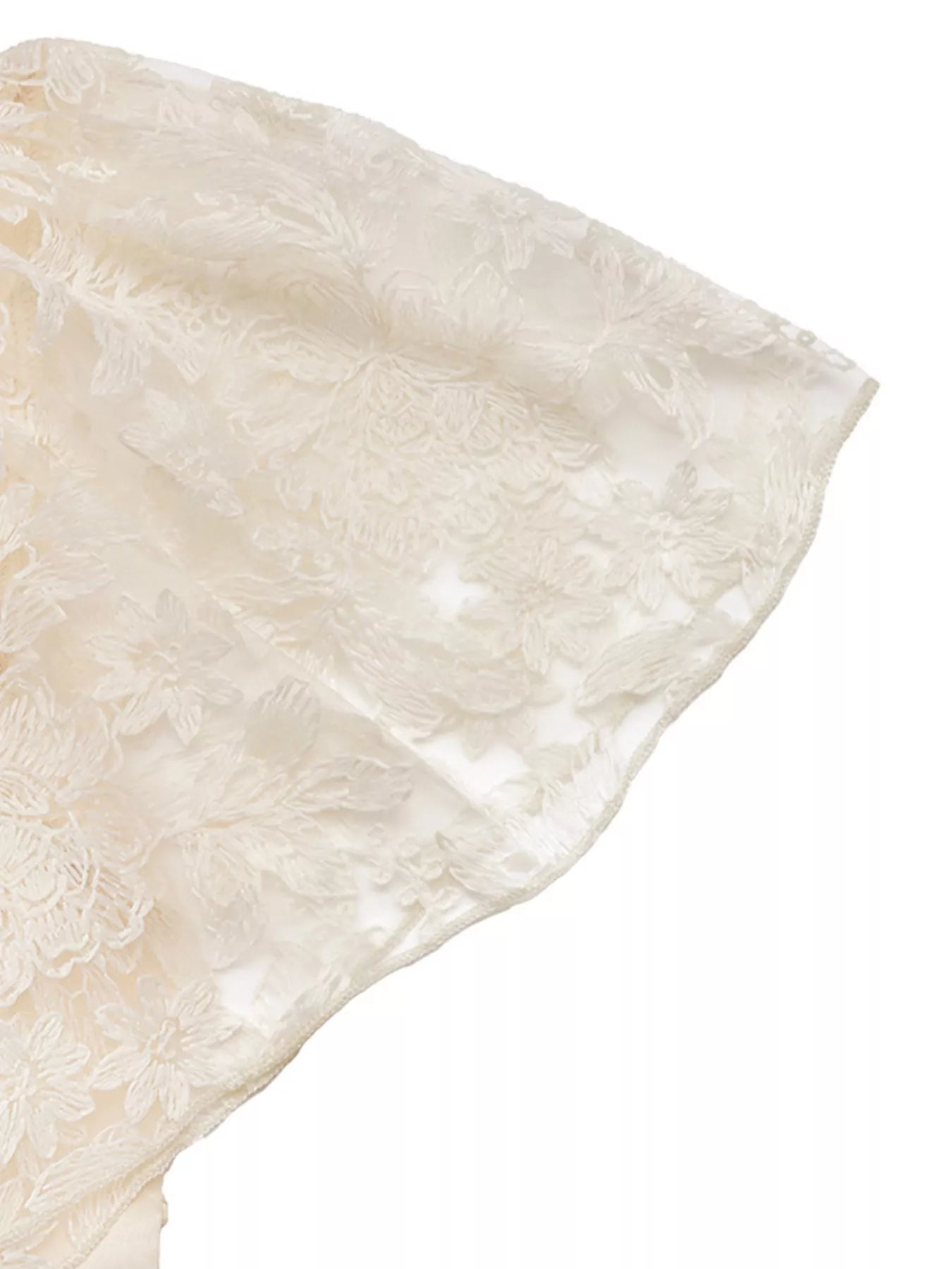 Lace Trim Belted Wide Leg Jumpsuit OutfitFlow