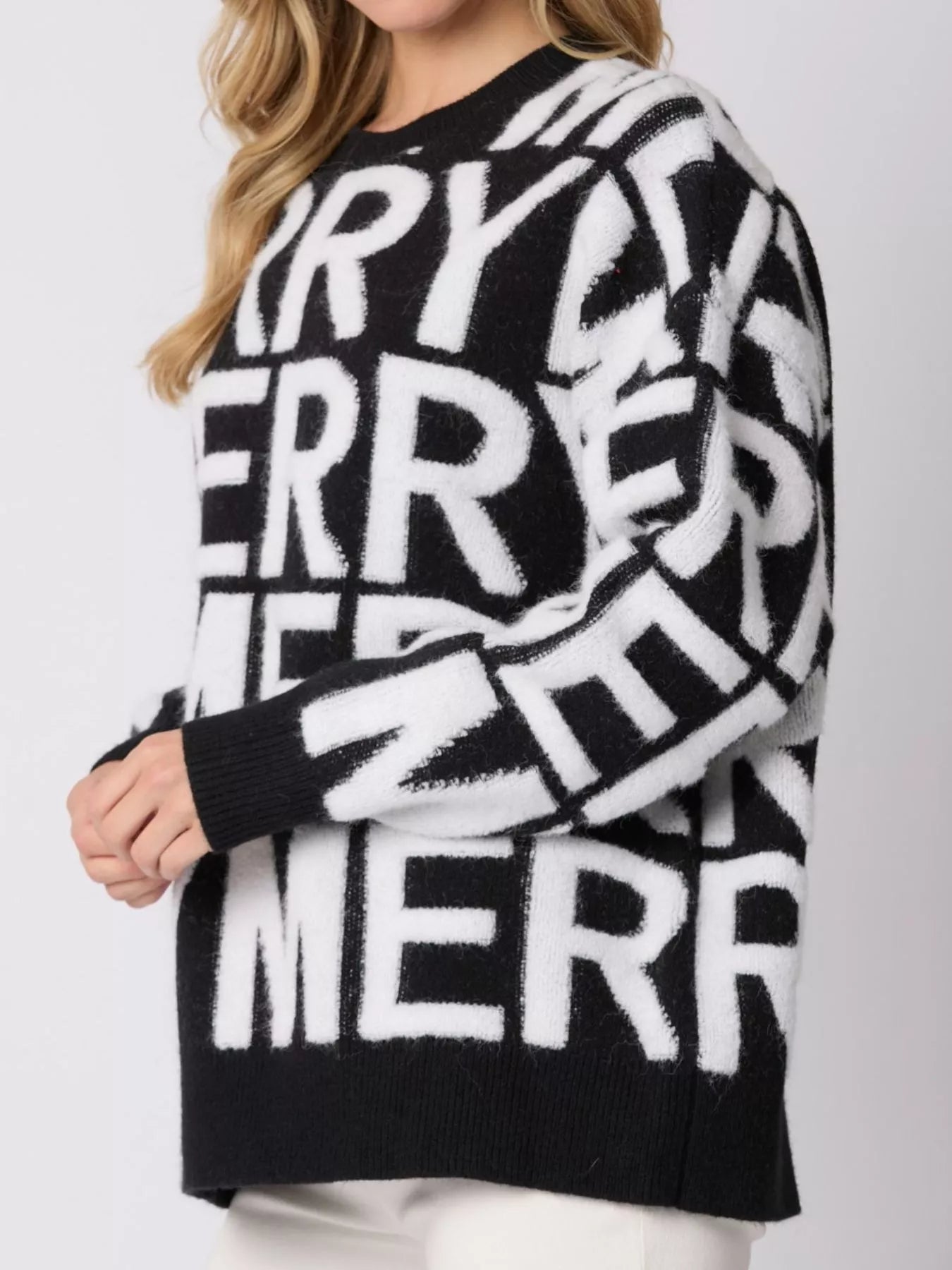 Christmas Merry Festive Holiday Sweater OutfitFlow